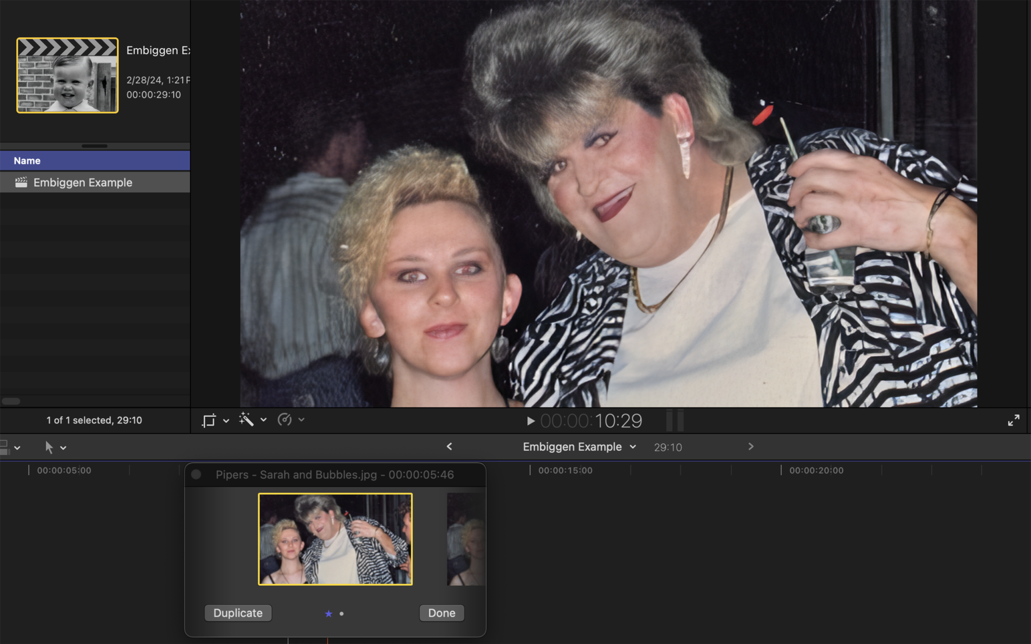 Screenshot from Intelligent Assistance